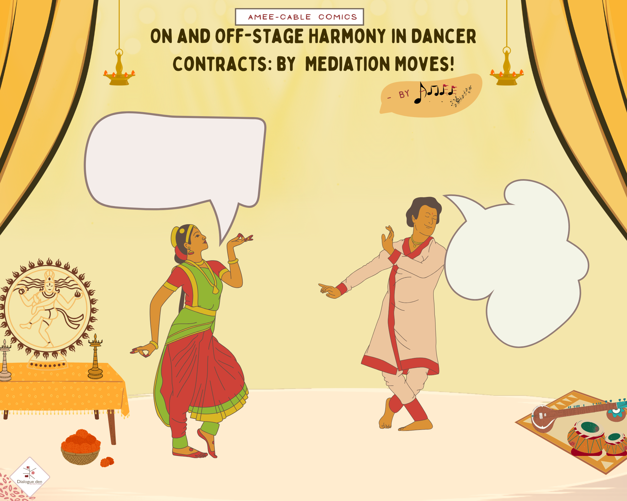 Amee-Cable Comic #9 – On and Off-Stage Harmony in Dancer Contracts: by Mediation Moves!