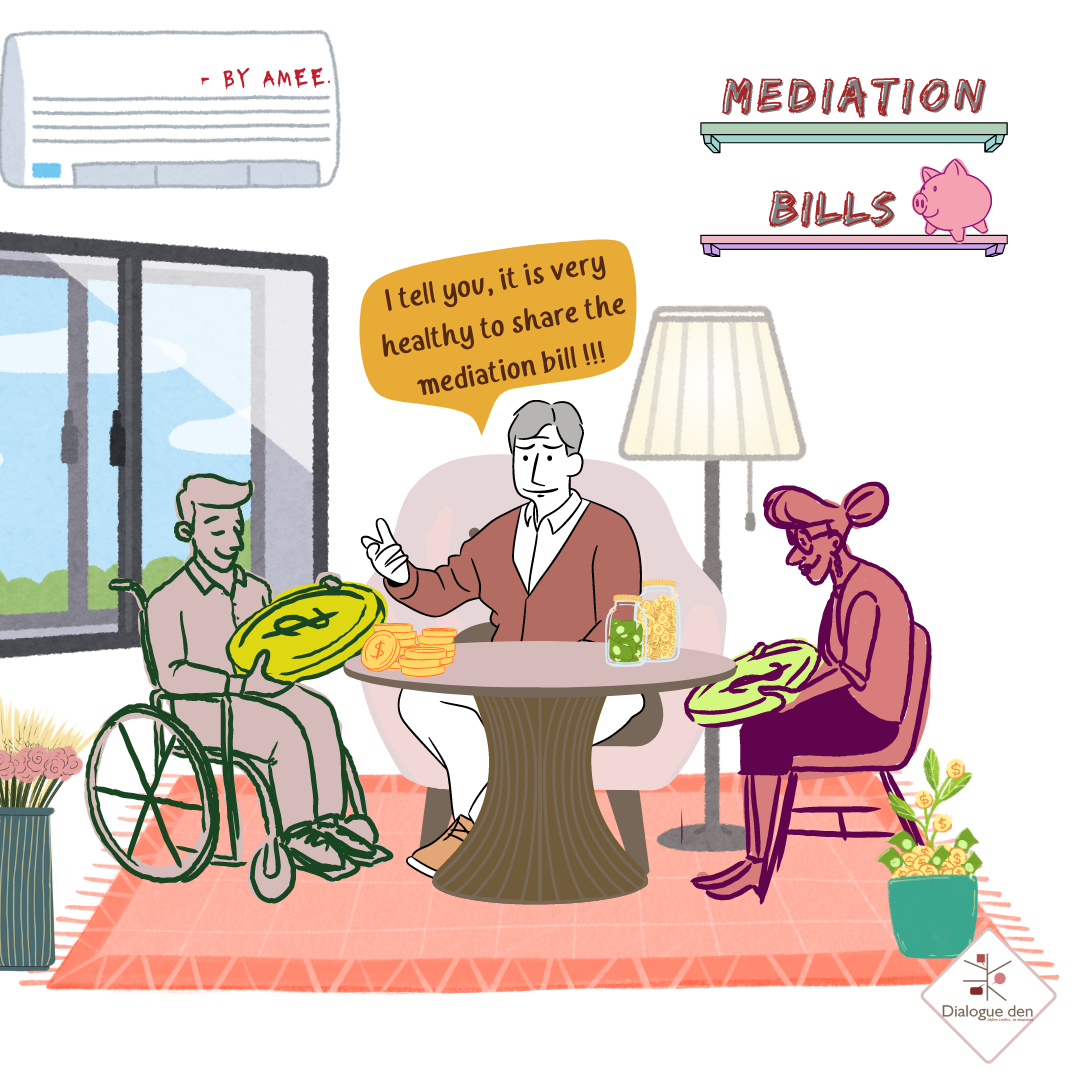 I Tell You, It Is Very Healthy to Share the Mediation Bill!
