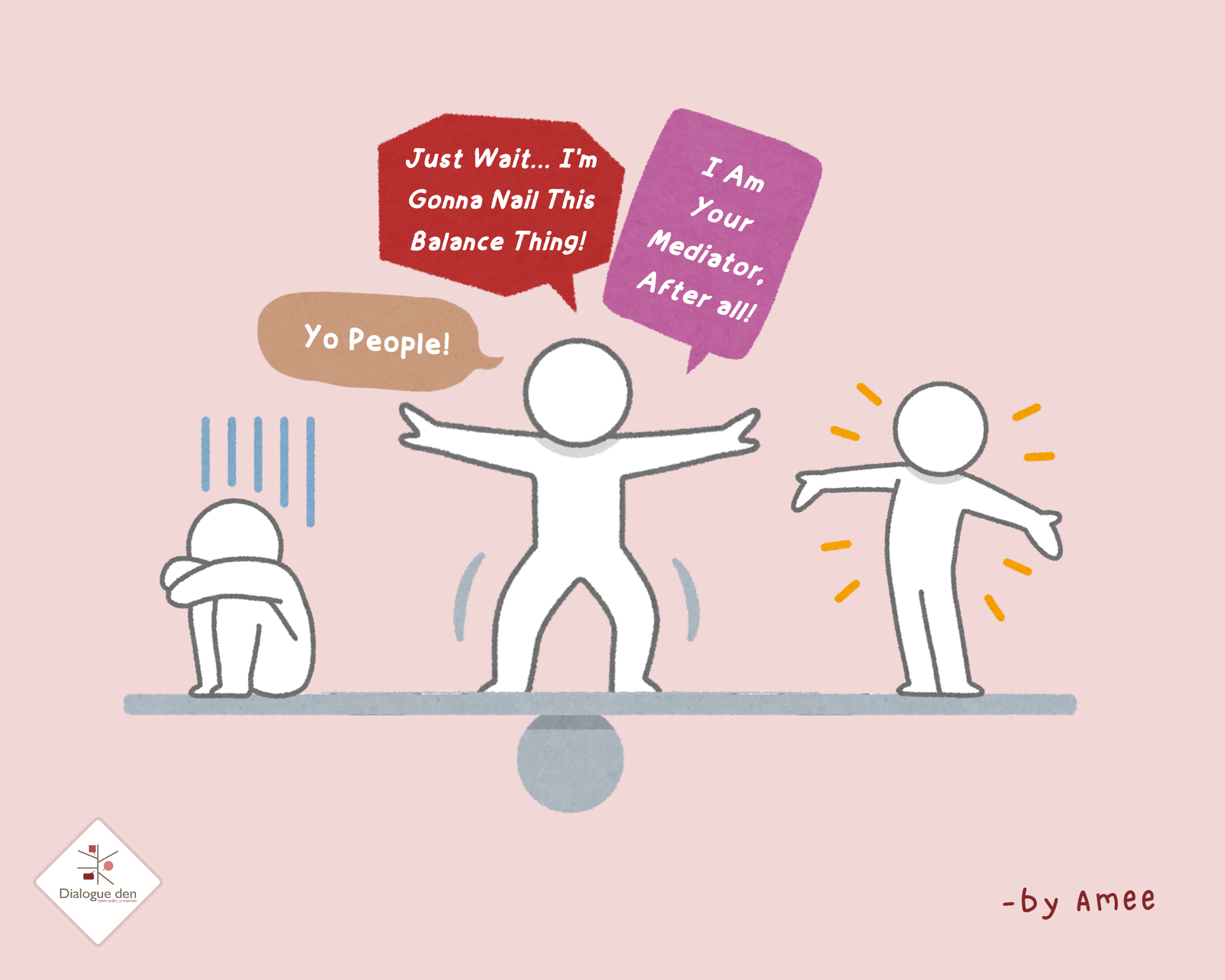 Mediator Alike a Storywriter