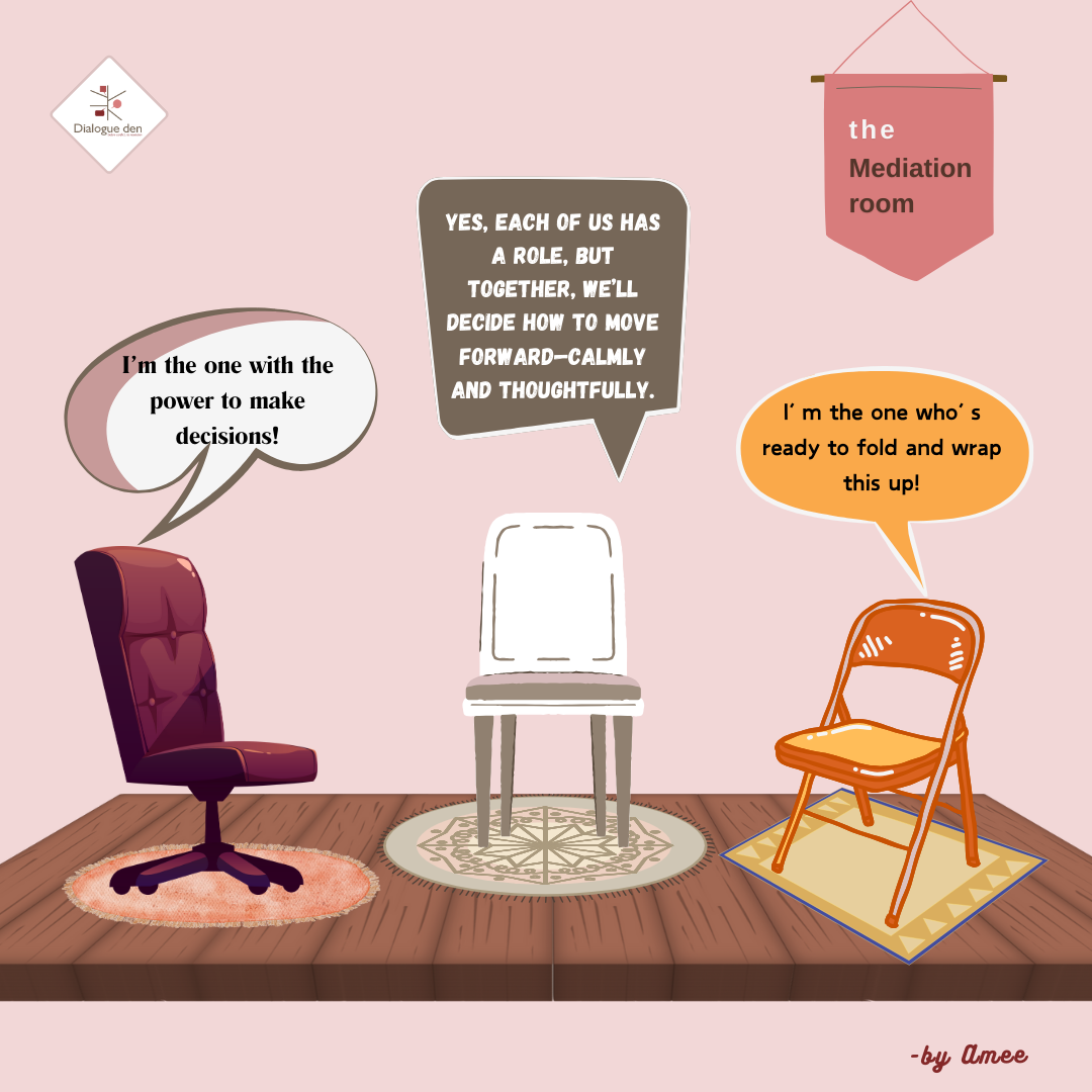 Chairs at the Table: Who Holds the Authority in Mediation?